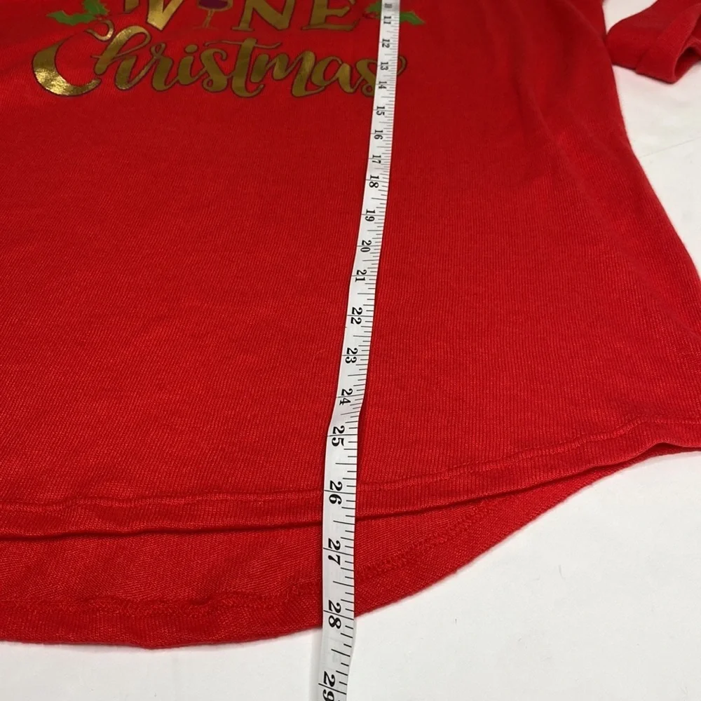 Holiday Time Red Long Sleeve Sweater size L